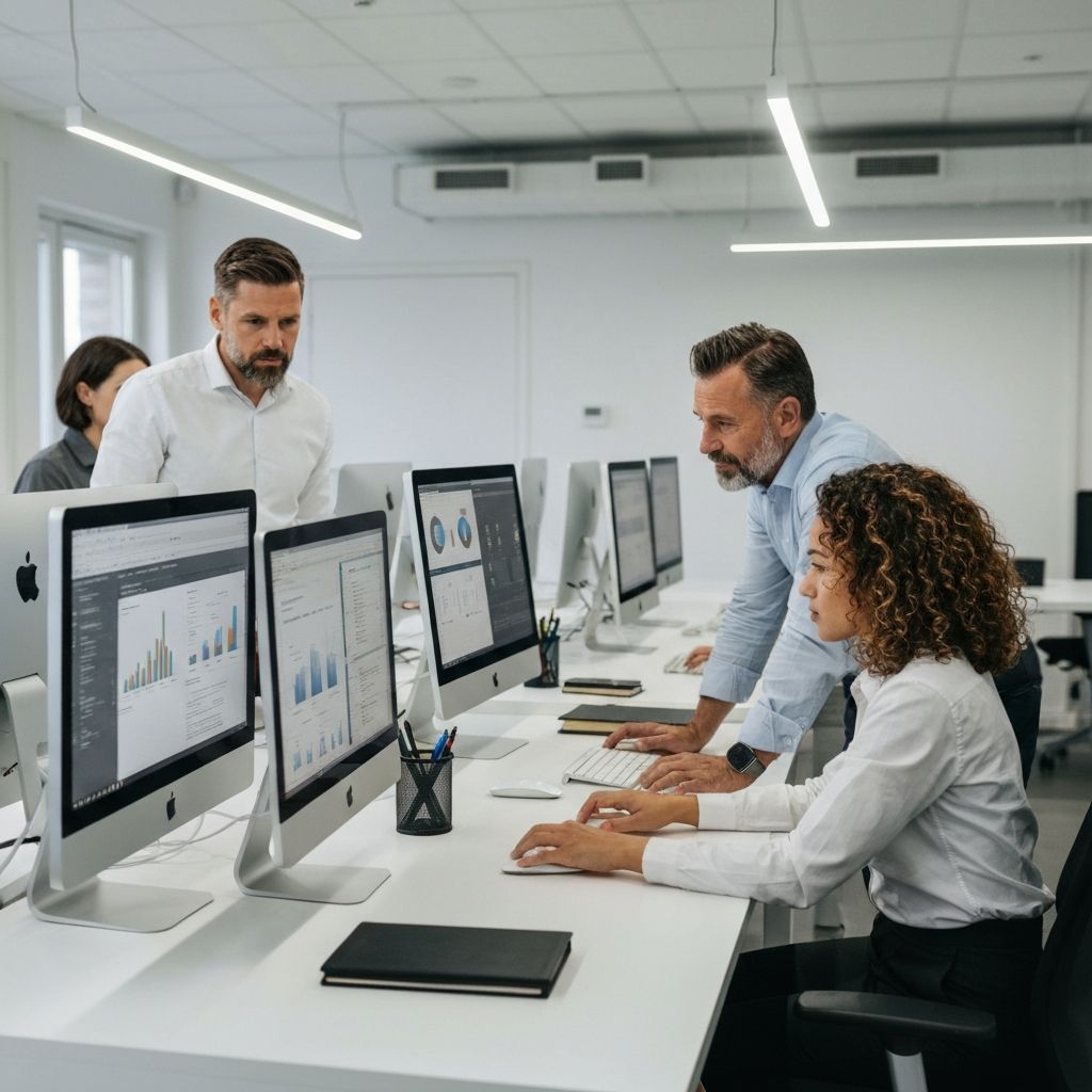 Our team at work